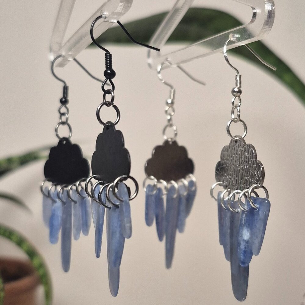 KYANITE Cloud Gemstone Earrings